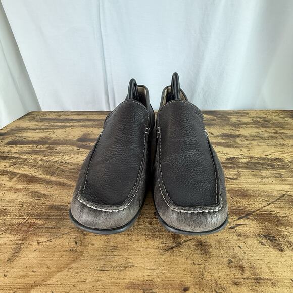 ECCO Men Classic Moccasin (Coffee) 43/9.5 EUC Loafer Leather Comfort Shoe‎ - Picture 4 of 10
